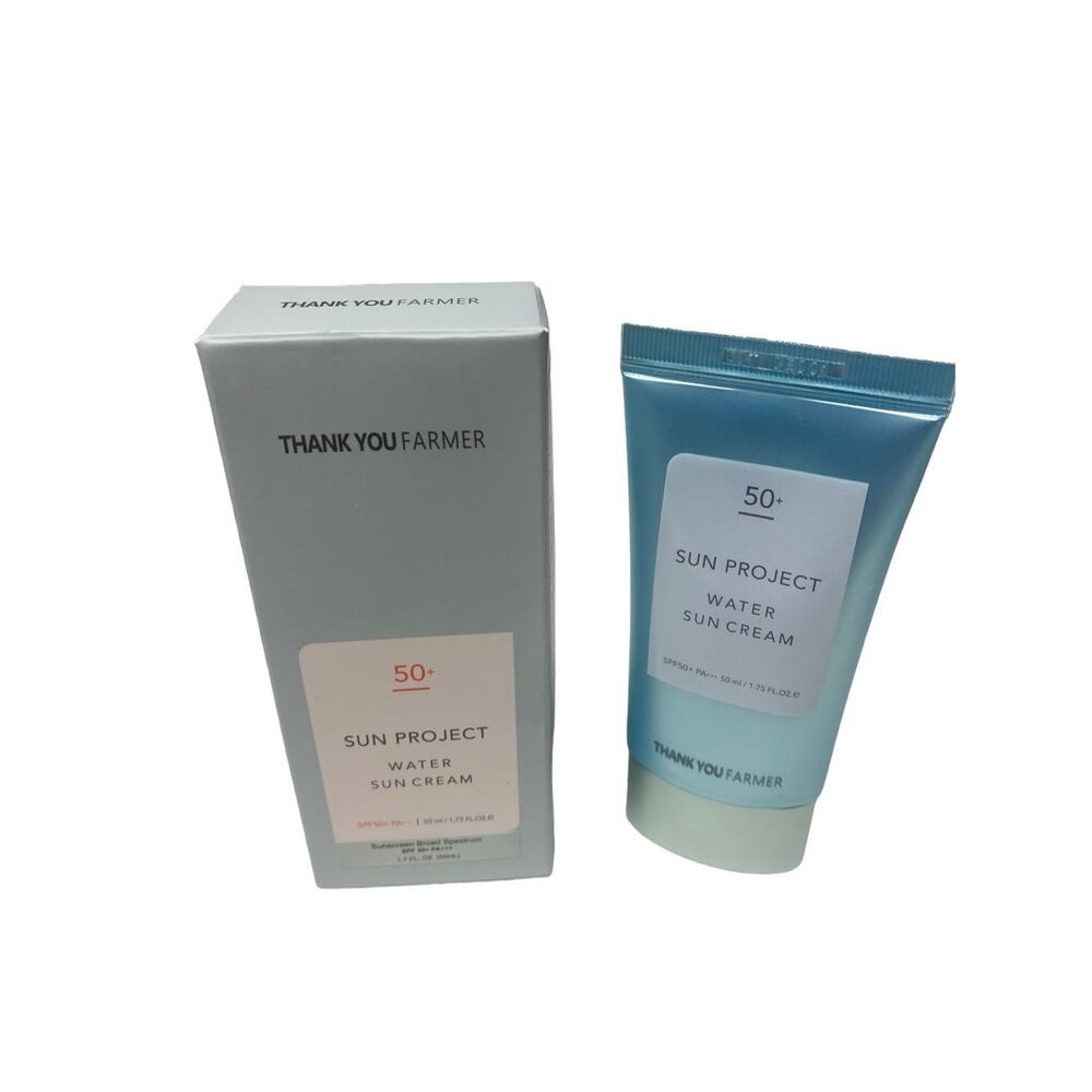 THANK‎ YOU FARMER Sun Project Water Sun Cream SPF50+ 1.7oz Unsealed